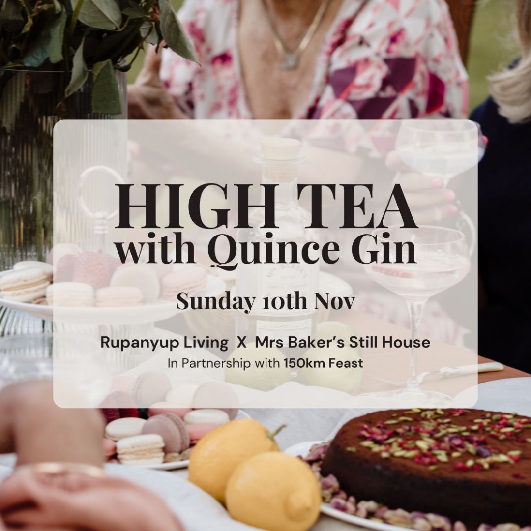 10 November | High Tea with Quince Gin