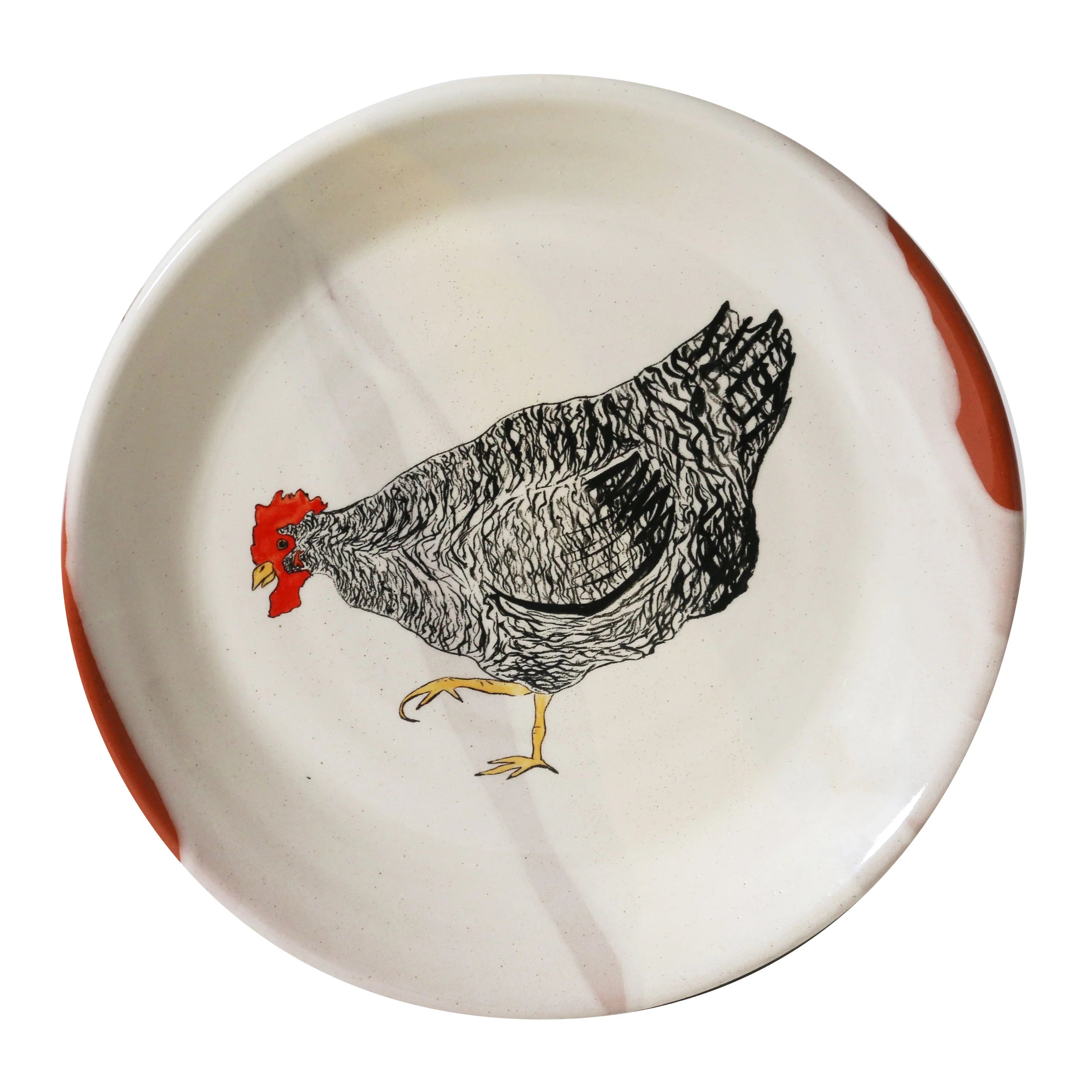 Robert Gordon plate - Mabel - Emogen's chickens