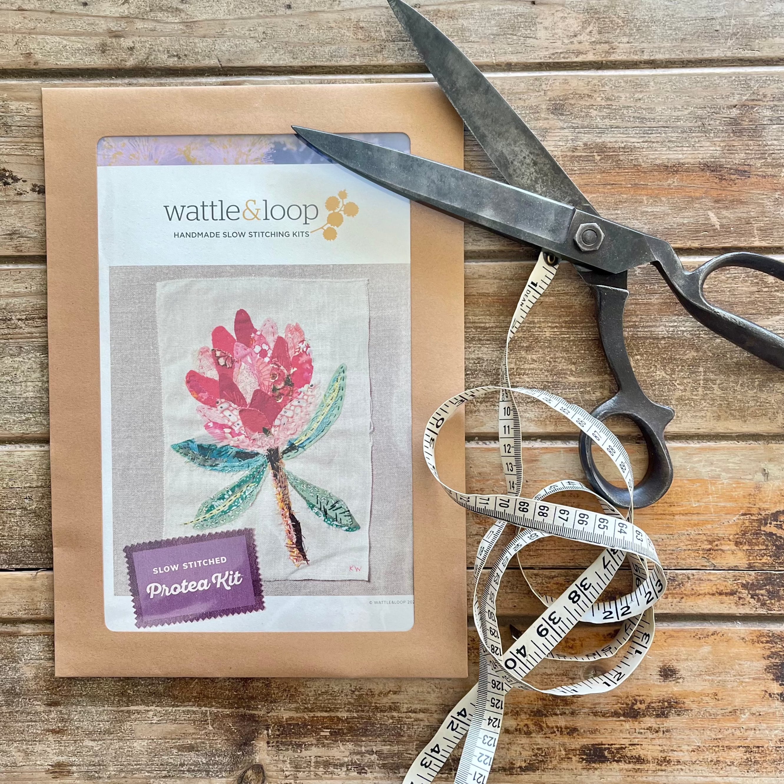 Wattle & Loop - Handmade slow sticking kits